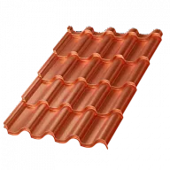 Металлочерепица МП Монтерроса-X (AGNETA-03-Copper\Copper-0.5) по низкой цене