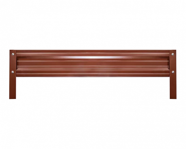 Грядка цвета шоколад ширина 0,5 м длина 6 м